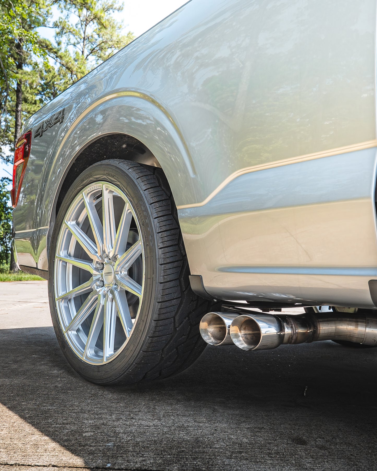 Corsa 3.0in Cat-back Front Of Tire Exit Polish Tips