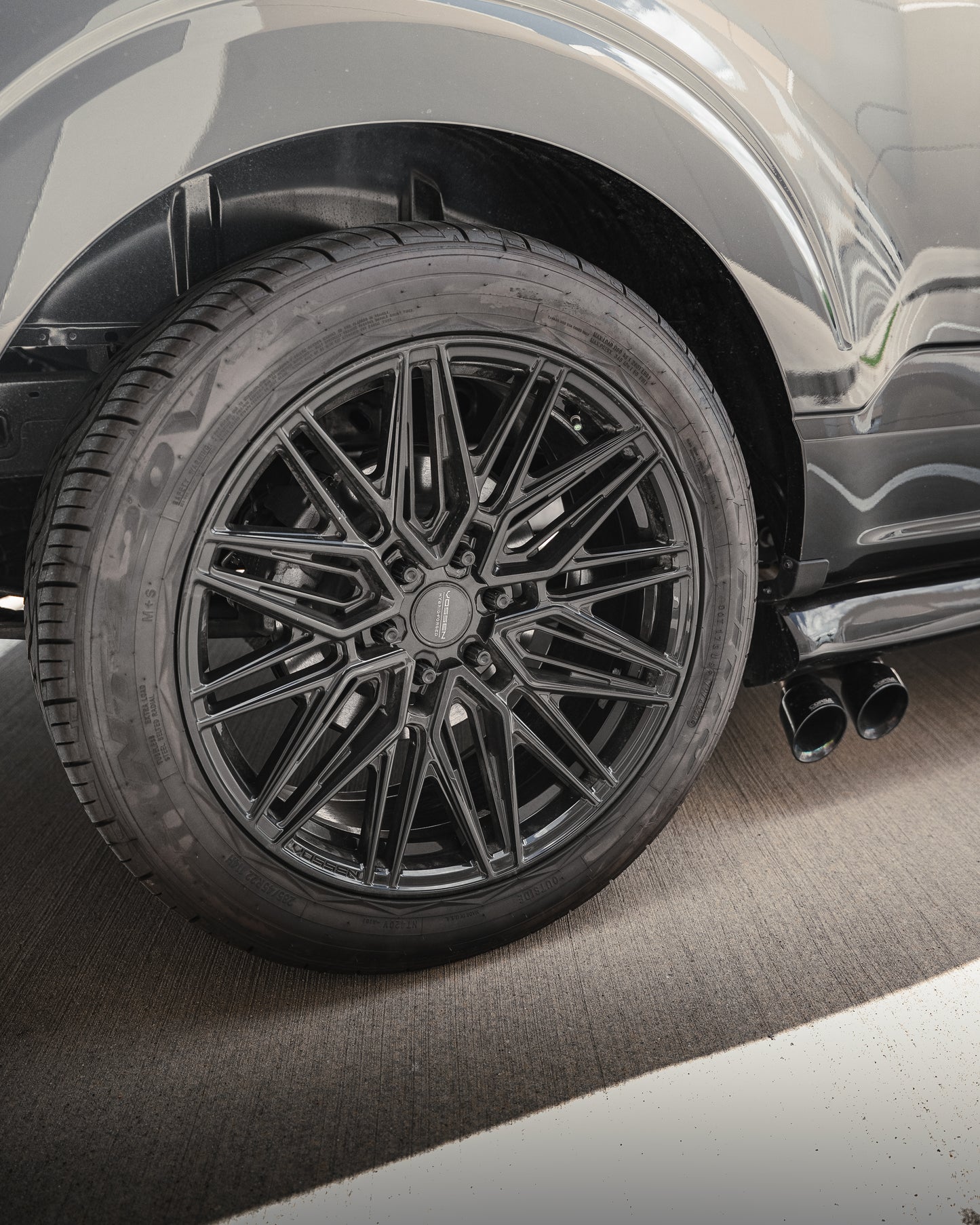 Corsa 3.0in Cat-back Front of Tire Exit Black Tips