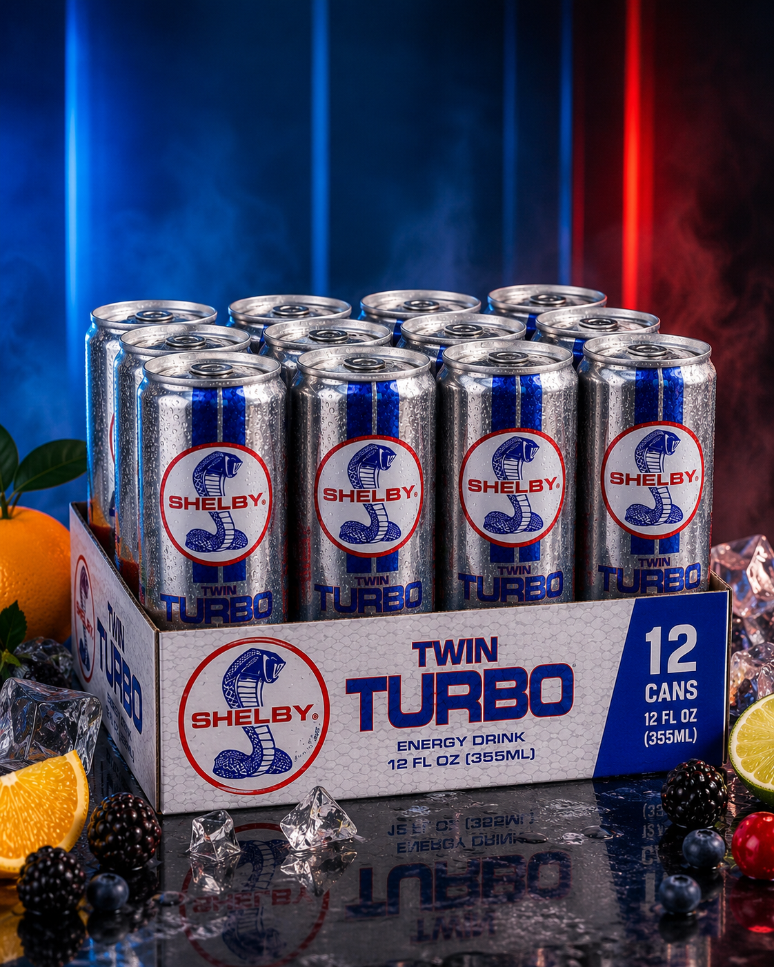 Shelby Twin Turbo Energy Drink (12 qty)