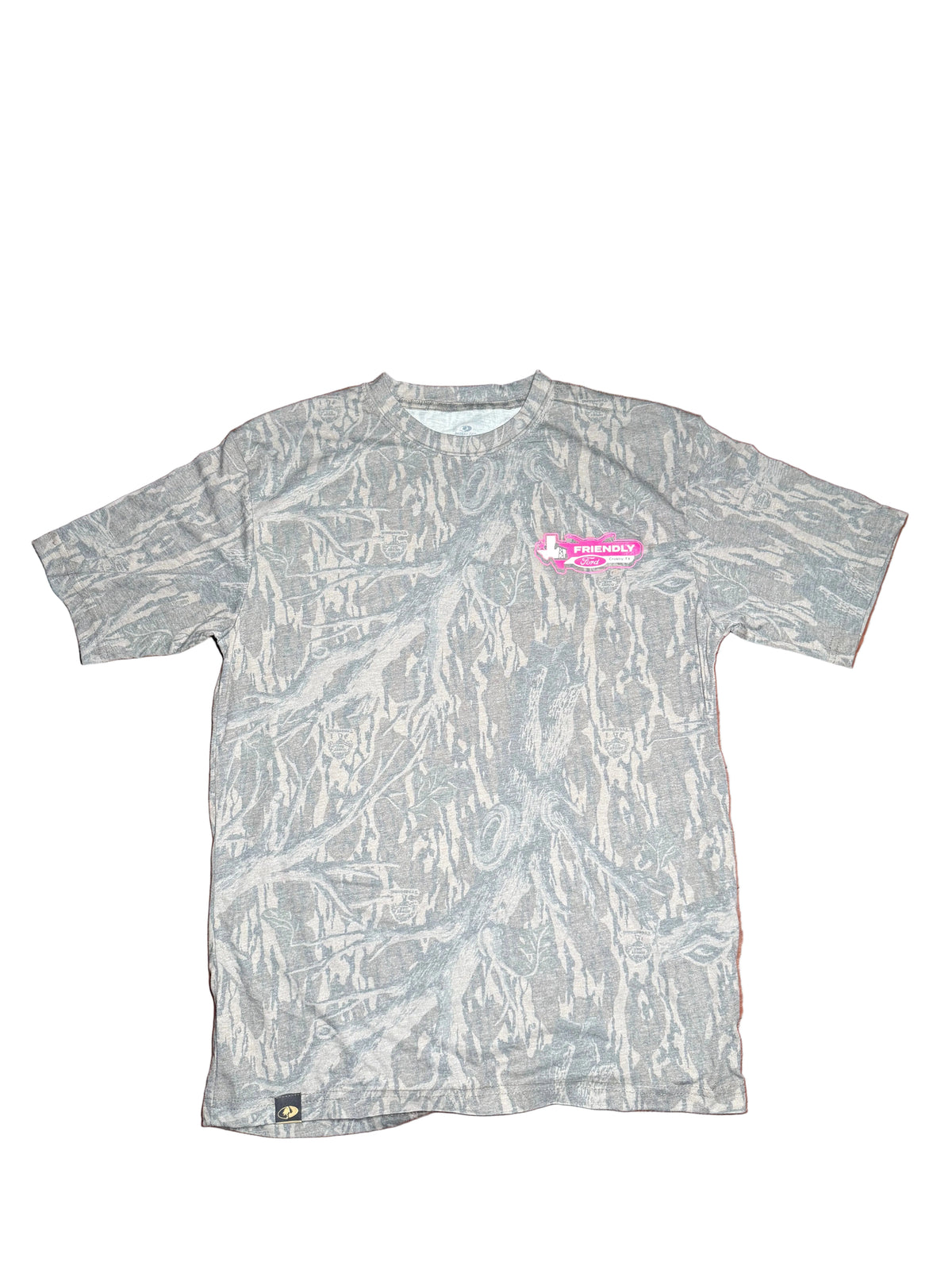 Gray T-Shirt with Pink Logo BRONCO & JEEP