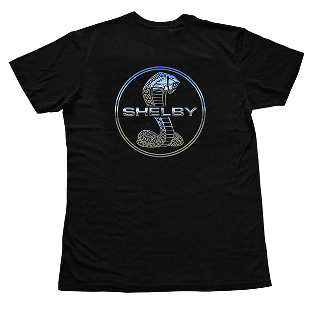 Shelby Chrome Logo Tee - Black