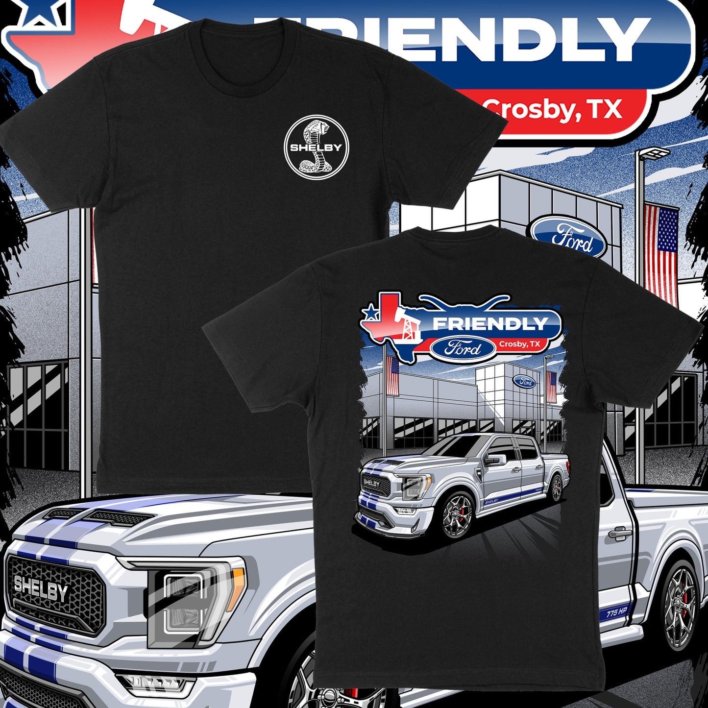 Friendly Ford Shelby T-Shirt